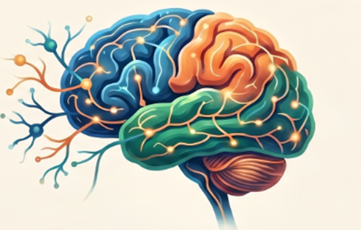 Representación visual de un cerebro